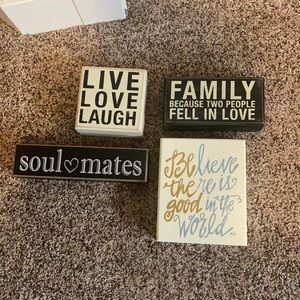 Home decor signs